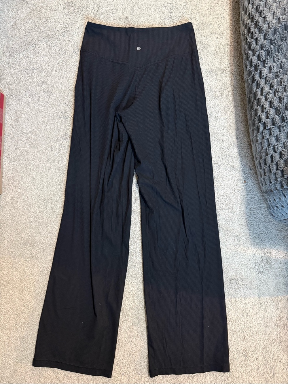 lululemon athletica Black Wide-Leg High-Rise Pants
